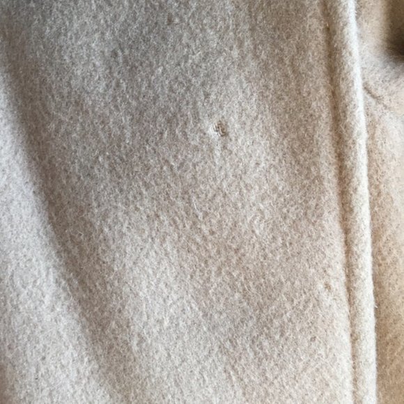 Stunning Vintage Oversized Camel Hair & Wool Blend Long Tan Blazer Coat Jacket - Picture 11 of 13